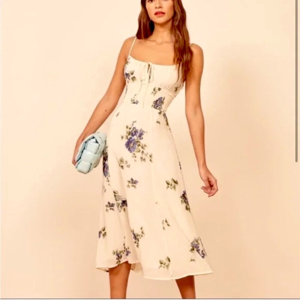 Reformation Bran Dress in Macadamia Size 2